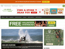 Tablet Screenshot of liveabroad.com